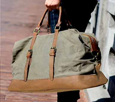 Bolso de viaje canvas Lincolns