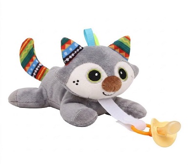 Peluche con porta chupete