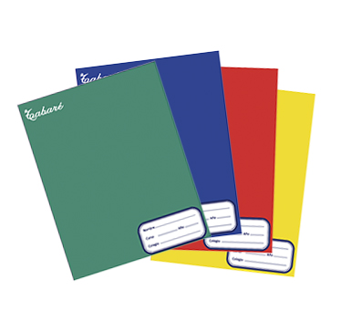 Set de 4 cuadernos Tabare 96 hojas