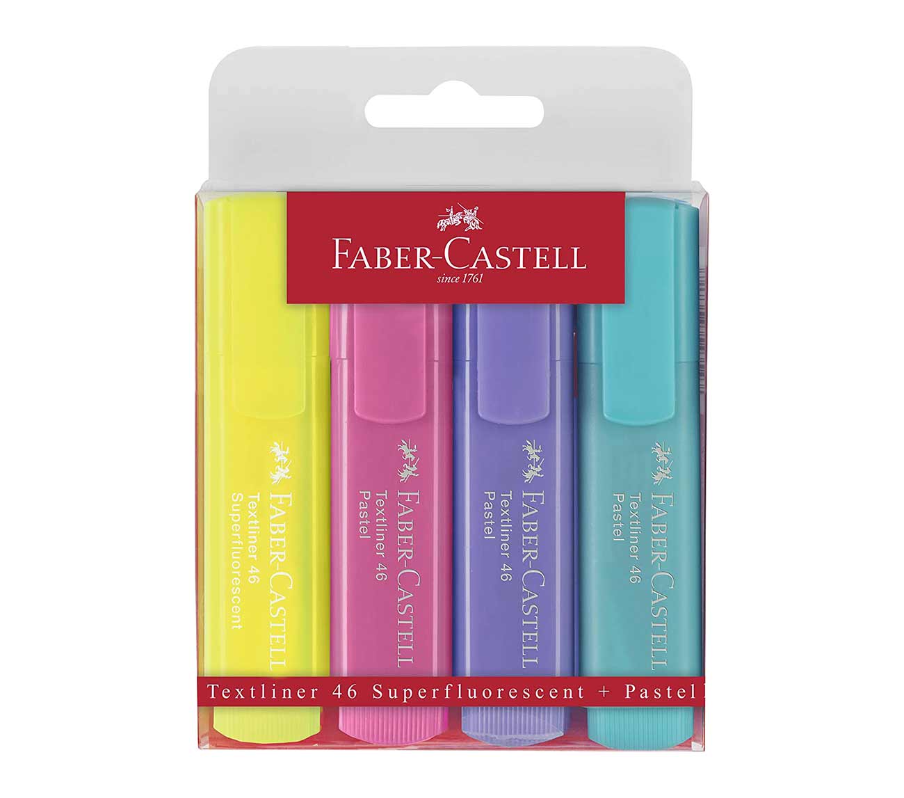 Marcadores pasteles Faber Castell x 4