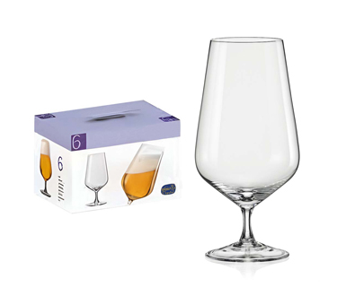 Juego de copas de cerveza linea Sandra