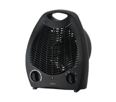 Caloventilador Frio / Calor - 2000W. (1000/2000W) - 2 posiciones de calor + 1 posición de aire fresco - Termostato regulable Luz piloto - Termostato de seguridad contra sobrecalentamiento - Acabado color NEGRO                                                                                                                                                                                                                                                                                                   
