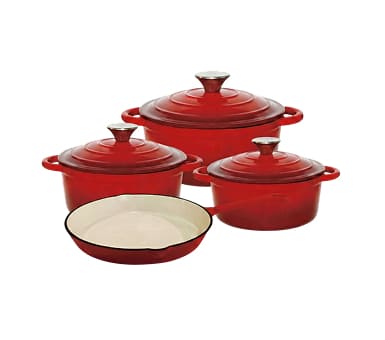Set de ollas de hierro fundido Fire King