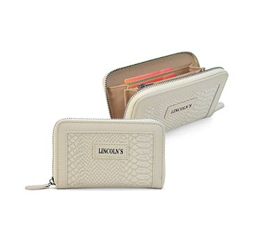 Billetera dama Lincolns Croco