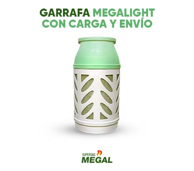 Envase + carga + envío Megalight 11 kg