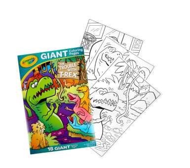 Libro para colorear gigante dinosaurios