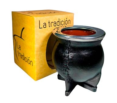 Mate forrado negro