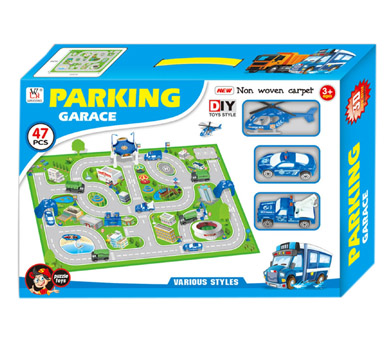 Pista de autos parking