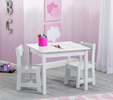 Juego de mesa y 2 sillas