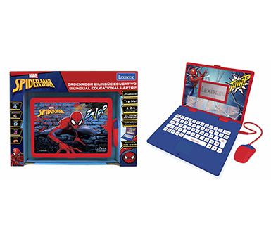 Laptop educativa bilingue Spiderman