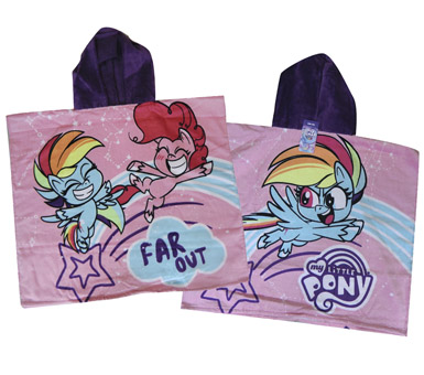 Toalla poncho Little Pony