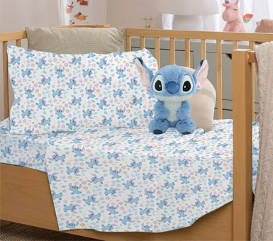 Juego de sábanas cuna Stitch 130 hilos