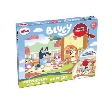 Puzzle 60 p lente mágico Bluey