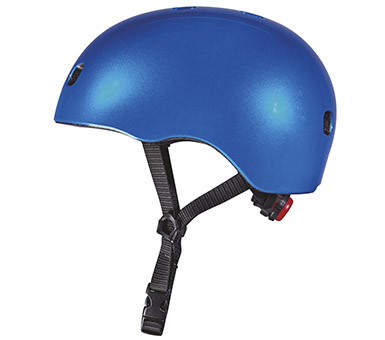 Casco con luz azul