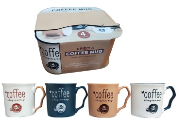 Tazas de café x 4