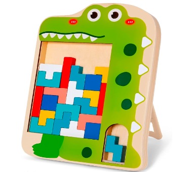 Puzzle 3D madera Dinosaurio