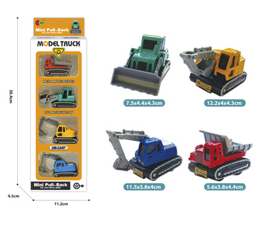 Auto tractor set 4 unidades