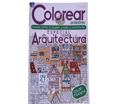 Libro colorear Arquitectura