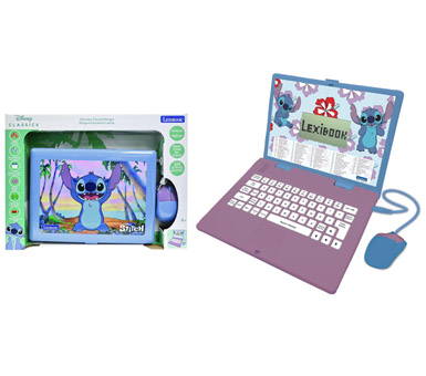 Laptop educativa bilingue Stitch