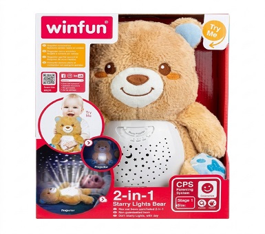 Osito de peluche proyector y musical