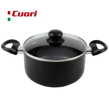 Cacerola 24 cm black Cuori