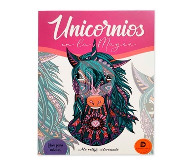 Libro colorear Unicornios